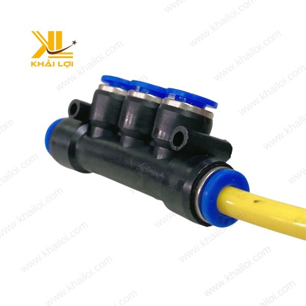 Ngã năm PK trong hệ thống khí nén công nghiệp.