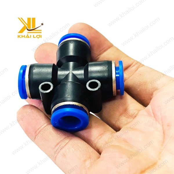 Cấu tạo chi tiết của đầu nối PZA, cho thấy móng kẹp bằng thép không gỉ và vòng đệm bên trong.