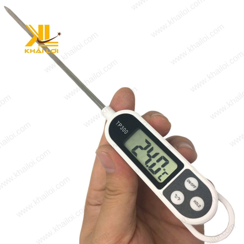 Nhiệt kế TP300 với thiết kế nhỏ gọn và màn hình hiển thị kỹ thuật số rõ ràng
