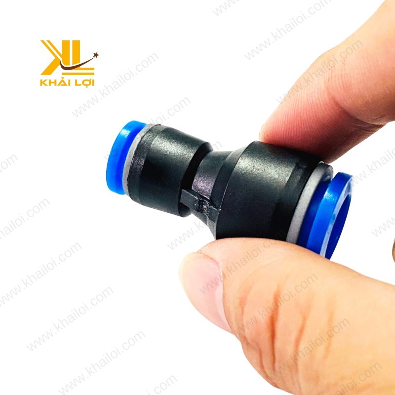 Nối giảm 2 đầu ống khí PG với thiết kế thuôn.