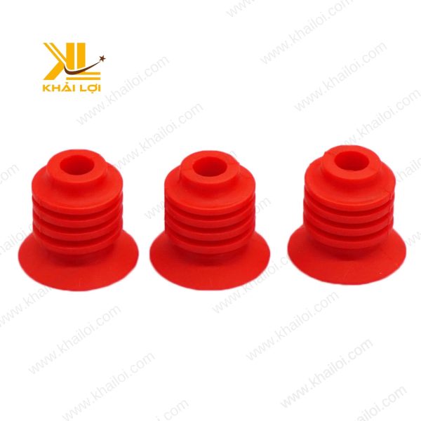 Cận cảnh bề mặt bọc xốp đỏ của Núm Hút, sản phẩm chất lượng cao
