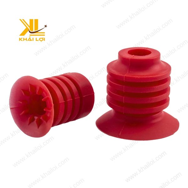 Núm Hút Bọc Xốp Đỏ - góc nhìn nghiêng làm nổi bật thiết kế