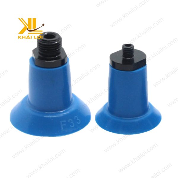 Cận cảnh lớp bọc xốp xanh dương của Núm Hút, độ hoàn thiện cao.