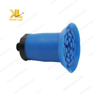 Cận cảnh phần bọc xốp xanh dương của Núm Hút, thương hiệu Vật tư công nghiệp Khải Lợi.