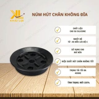Thông số kỹ thuật "Núm hút chân không đĩa" của Vật tư công nghiệp Khải Lợi.