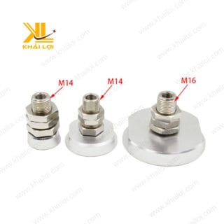 Cận cảnh lớp đệm cao su của núm hút chân không đĩa giúp tăng độ bám dính