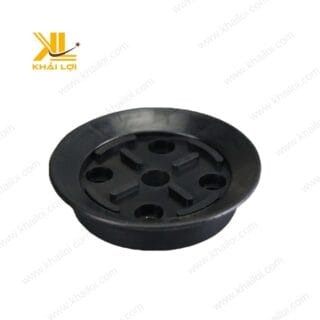 Núm hút chân không đĩa màu đen với thiết kế đĩa tròn, chất liệu cao cấp của Vật tư công nghiệp Khải Lợi.