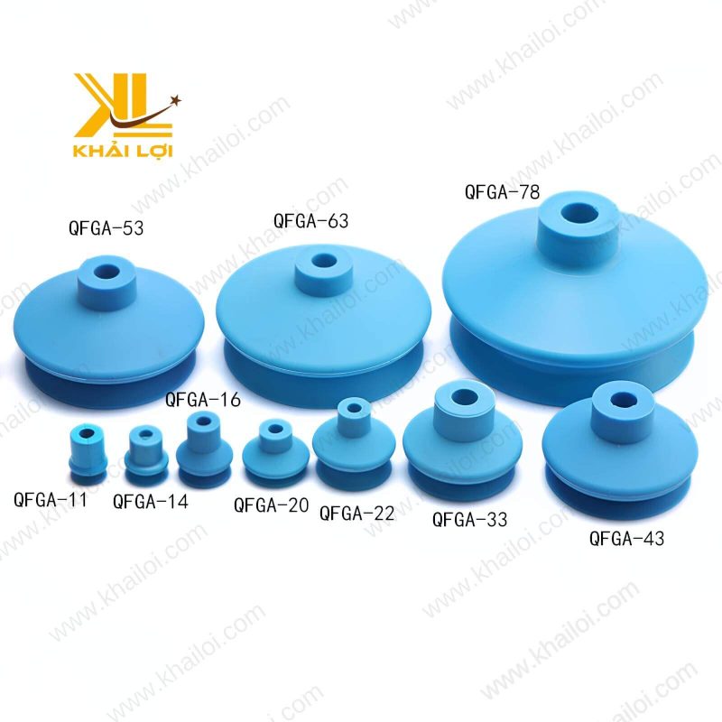 Hình ảnh bộ Núm hút chân không lớn FGA, các kích thước đa dạng.