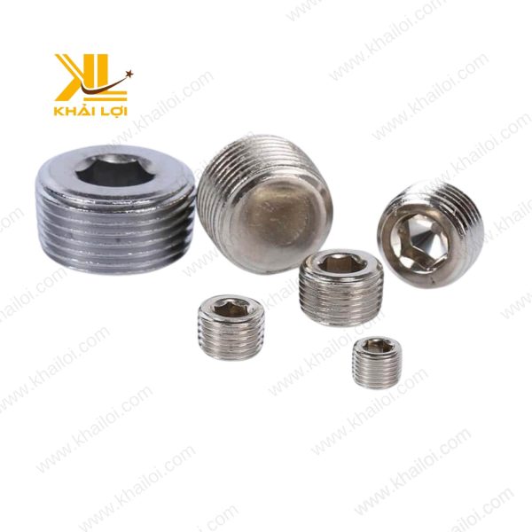 Ứng dụng trong hệ thống khí nén của Ốc Bít Sắt Ren Lục Giác.