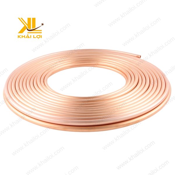 Thiết kế cuộn linh hoạt của ống đồng cho lắp đặt dễ dàng.