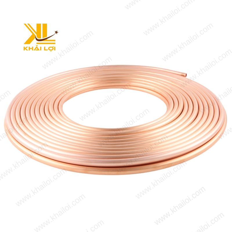 Thiết kế cuộn linh hoạt của ống đồng cho lắp đặt dễ dàng.