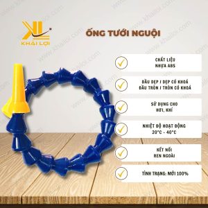 Thông số kỹ thuật Ống tưới nguội của vật tư công nghiệp Khải Lợi.
