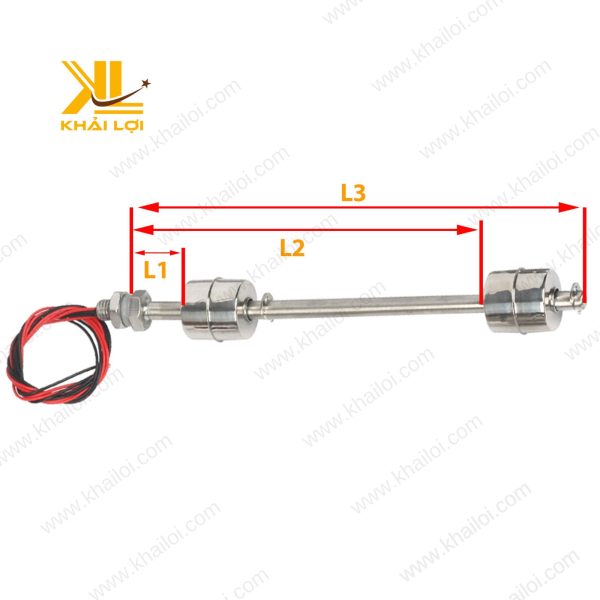 Cận cảnh cấu tạo của phao điện inox, đảm bảo hiệu suất tối ưu
