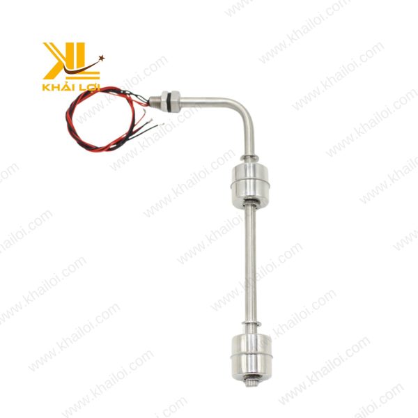 Cận cảnh đầu cảm biến của phao điện inox, đảm bảo độ nhạy và chính xác cao