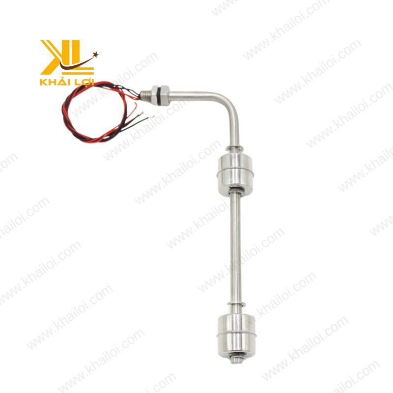 Cận cảnh đầu cảm biến của phao điện inox, đảm bảo độ nhạy và chính xác cao