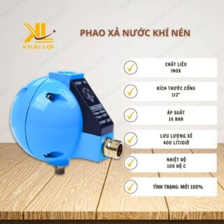Thông số kỹ thuật của phao xả nước khí nén HAD20B.