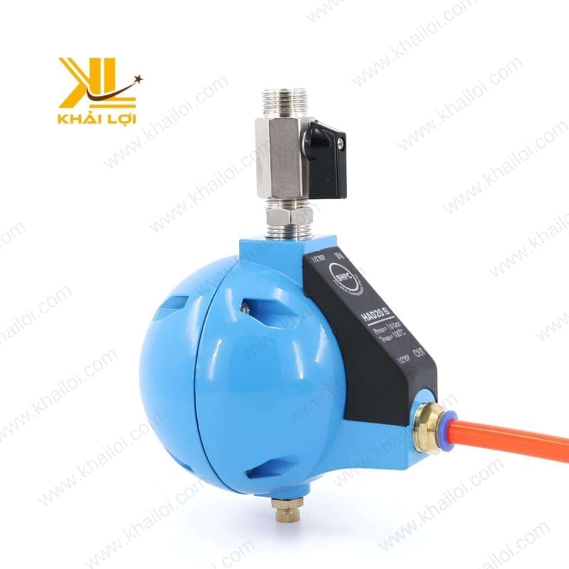 Hình ảnh toàn bộ sản phẩm phao xả nước khí nén, phù hợp cho hệ thống khí nén công nghiệp