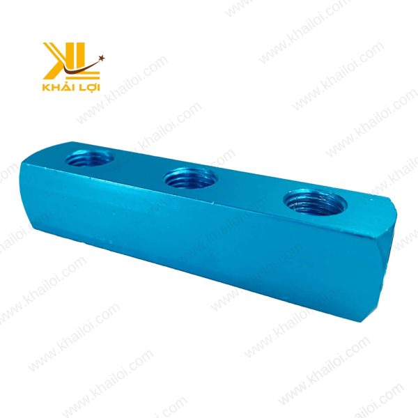 Ứng dụng Thanh ngang khớp nối nhanh khí nén trong hệ thống dẫn khí công nghiệp.