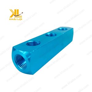 Thanh ngang khớp nối nhanh khí nén với kết cấu chắc chắn và độ bền cao.
