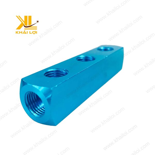Thanh ngang khớp nối nhanh khí nén với kết cấu chắc chắn và độ bền cao.