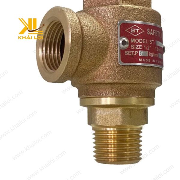 Van an toàn thau có tay đến từ vật tư công nghiệp Khải Lợi lắp đặt trong hệ thống hơi nước công nghiệp