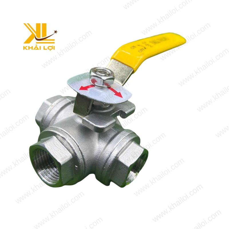 Cận cảnh bề mặt sáng bóng, chống ăn mòn của thân van được làm từ inox 304.