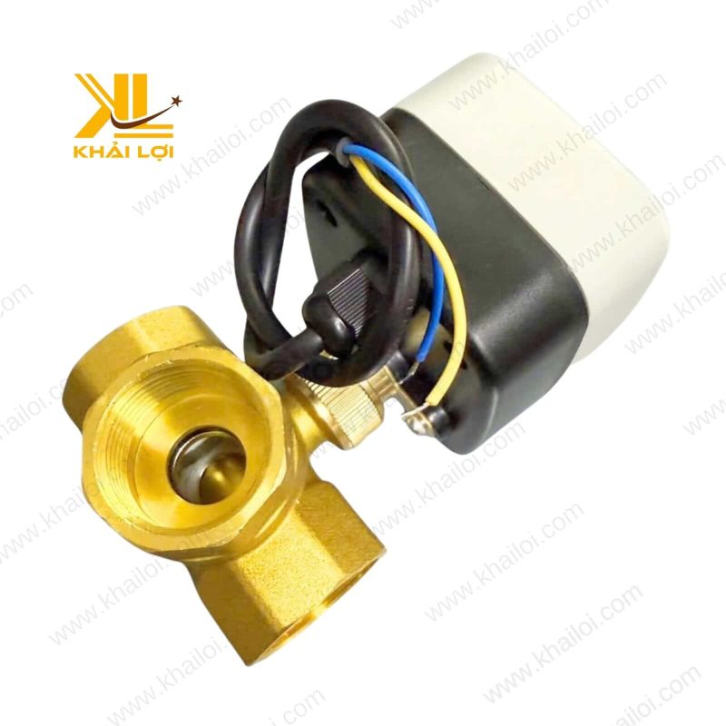 Van bi điện thau 3 ngã ngành công nghiệp.