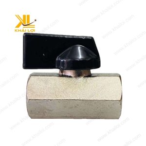 Thiết kế thân đồng xi bền bỉ của Van Bi Mini Đồng Xi.