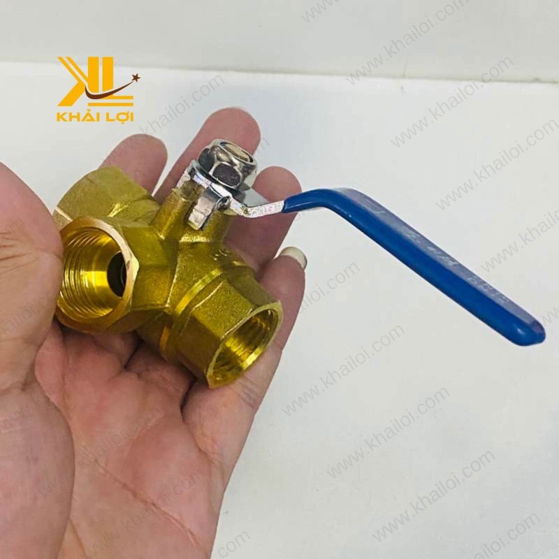 Van bi đồng trong hệ thống khí nén, thiết kế thau chắc chắn, hiệu quả.