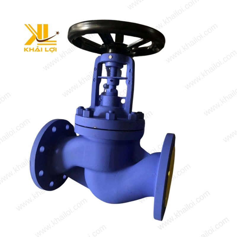 Hình chụp chi tiết van cầu chịu nhiệt độ cao