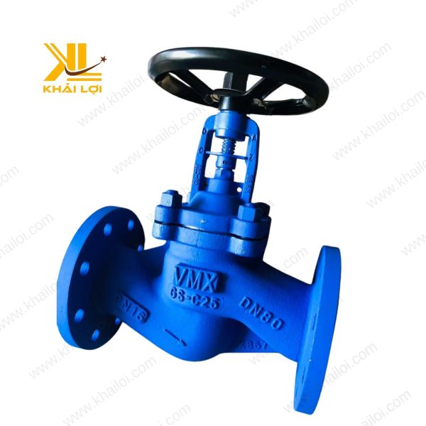 Hình ảnh chi tiết kết cấu van cầu chịu nhiệt độ cực cao