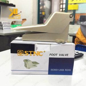 Cận cảnh lớp đệm cao su của van đạp chân STNC TG.