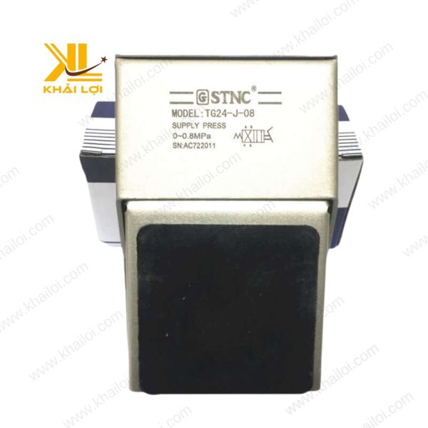 Hình ảnh thực tế lắp đặt van STNC TG trên dây chuyền.