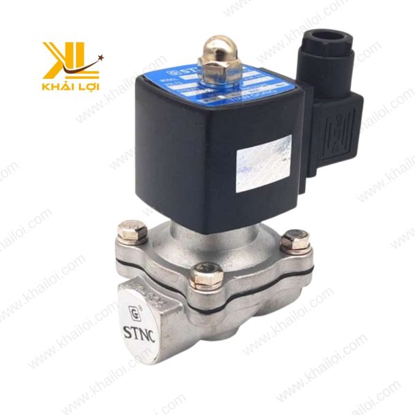 Van điện từ inox coil đúc STNC TWS, chống ăn mòn trong hóa chất.