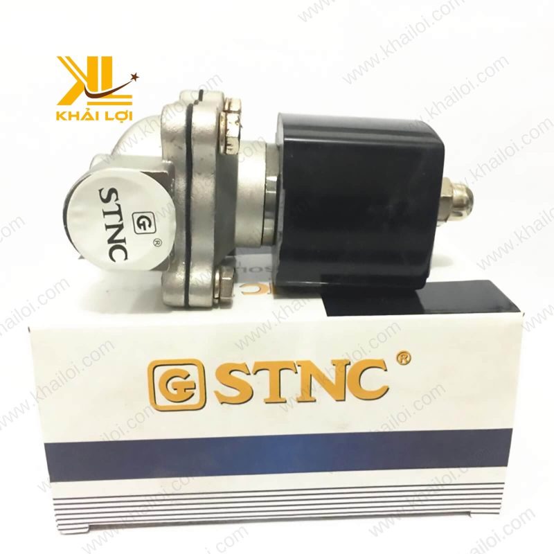 Hình ảnh thực tế lắp đặt van STNC TWS trên đường ống.