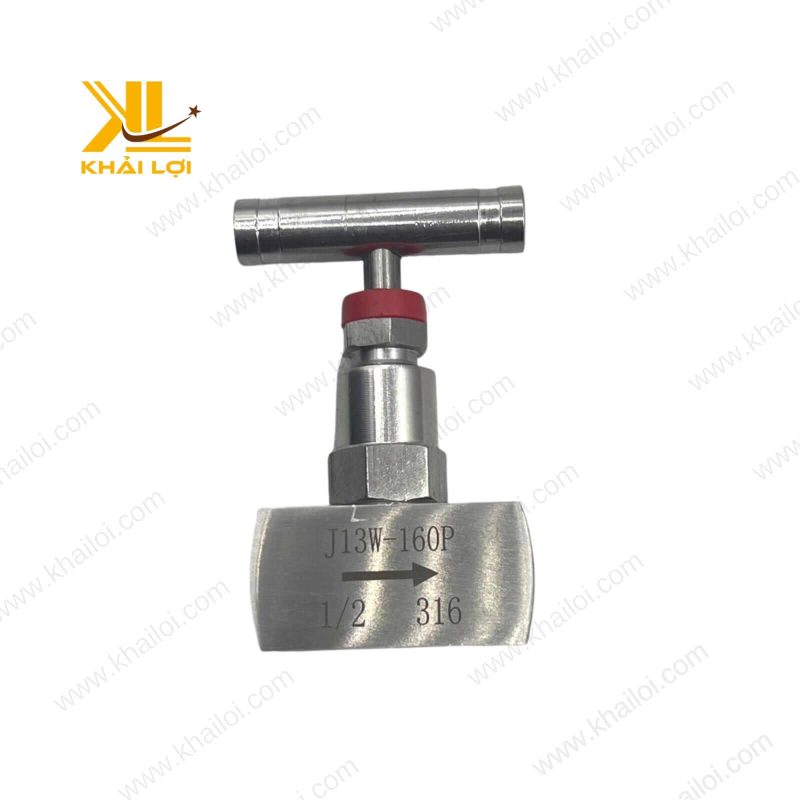 Van Kim Inox Tay Ngang của Khải Lợi, điều chỉnh lưu lượng chính xác.