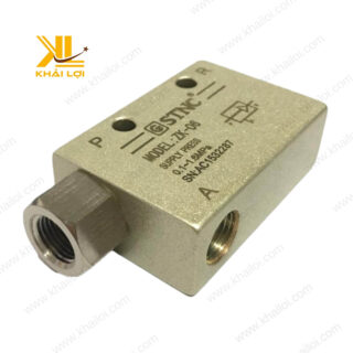Cận cảnh cấu tạo van STNC ZK với chất liệu nhôm cao cấp chống oxy hóa.