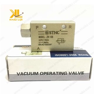 Ống dẫn khí PU kết nối với van chân không STNC ZK chính xác và bền bỉ.