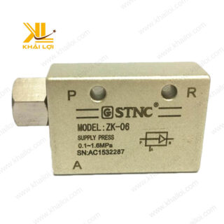 Hình ảnh van hút chân không ZK-08 lắp đặt trên dây chuyền tự động.