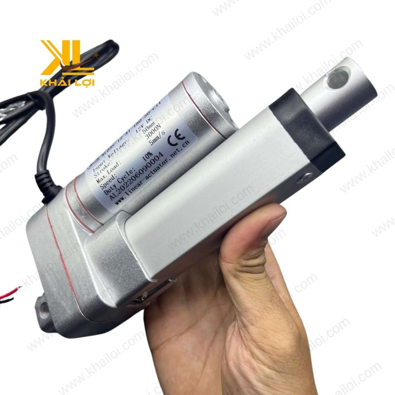 Thiết kế gọn nhẹ và hiệu quả của xi lanh điện AL03 từ thương hiệu Vật tư công nghiệp Khải Lợi.
