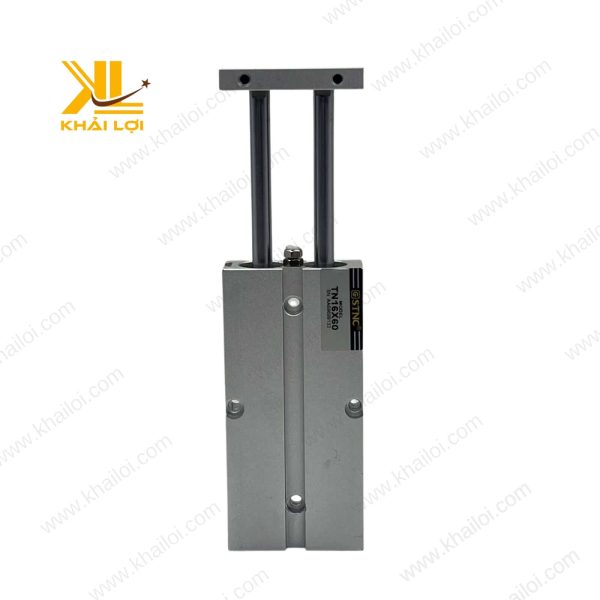 Hình ảnh xi lanh khí nén 2 ty STNC TN, tích hợp cảm biến hành trình.
