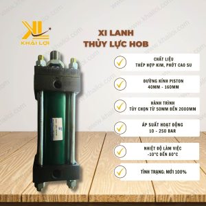 Thông số kỹ thuật: Xi lanh thủy lực HOB của Vật Tư Công Nghiệp Khải Lợi.