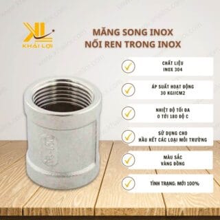 Thông số kỹ thuật Măng song inox của Vật tư công nghiệp Khải Lợi