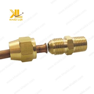 Đầu nối ren ngoài lã ống đồng với đường kính tiêu chuẩn từ Khải Lợi.