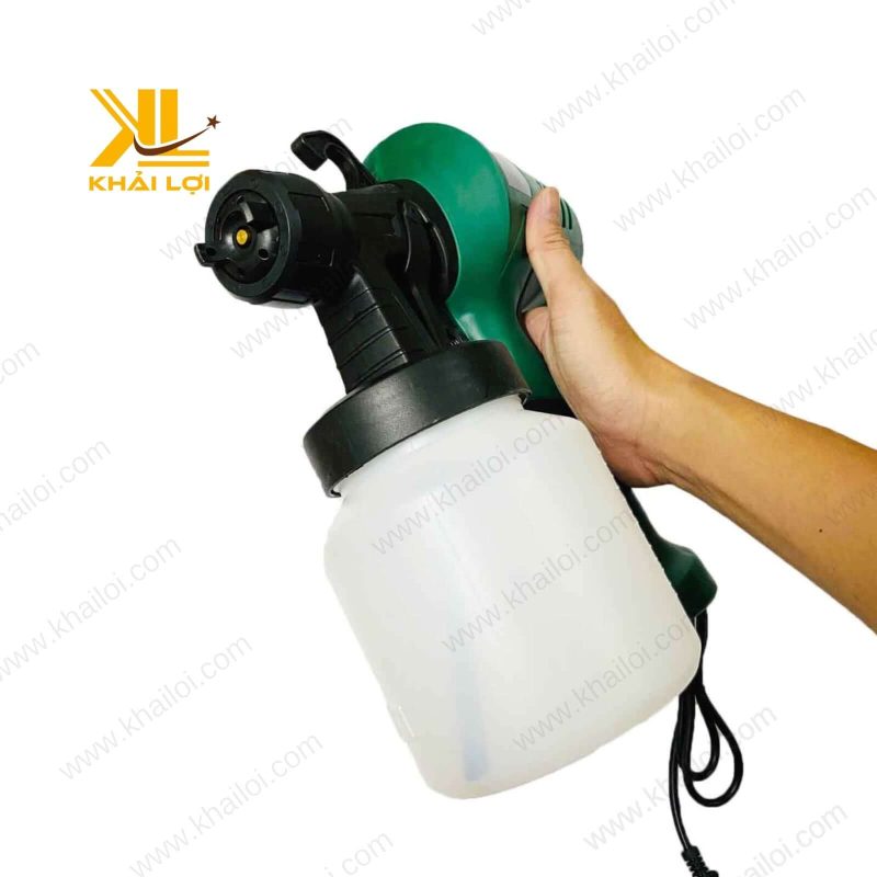 Súng sơn điện - cận cảnh phần đầu phun để minh họa độ chính xác của sản phẩm.