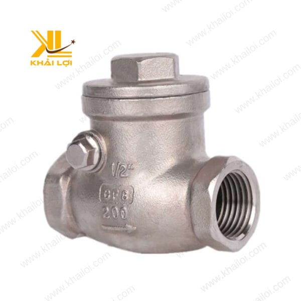 Van 1 chiều lá inox 304 phù hợp cho các hệ thống cấp nước và xử lý nước thải.