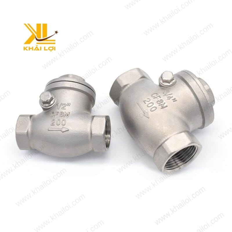 Van 1 chiều lá inox 304 từ thương hiệu Vật tư công nghiệp Khải Lợi với thiết kế bền bỉ, chống ăn mòn cao.