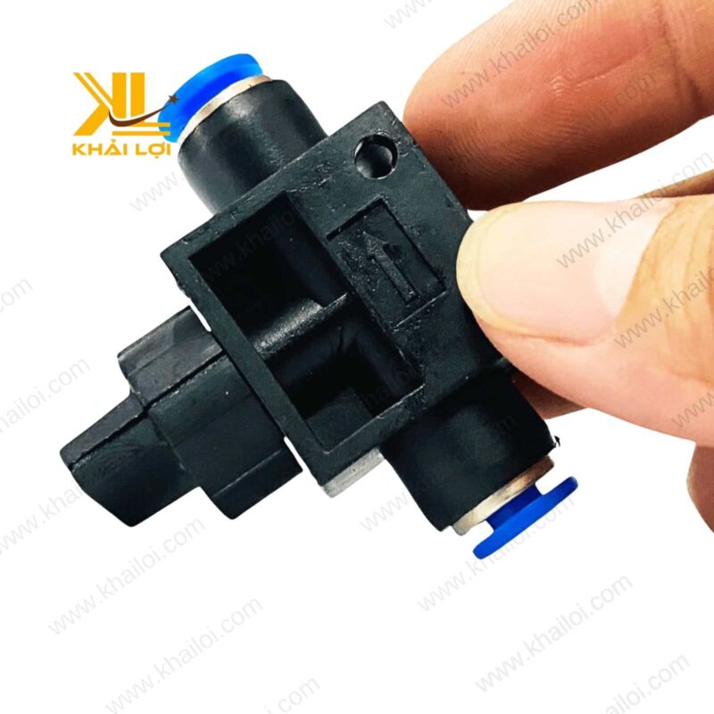 Sản phẩm van khóa hai đầu ống HVFF với vòng nhựa đệm chống rò rỉ khí hiệu quả.