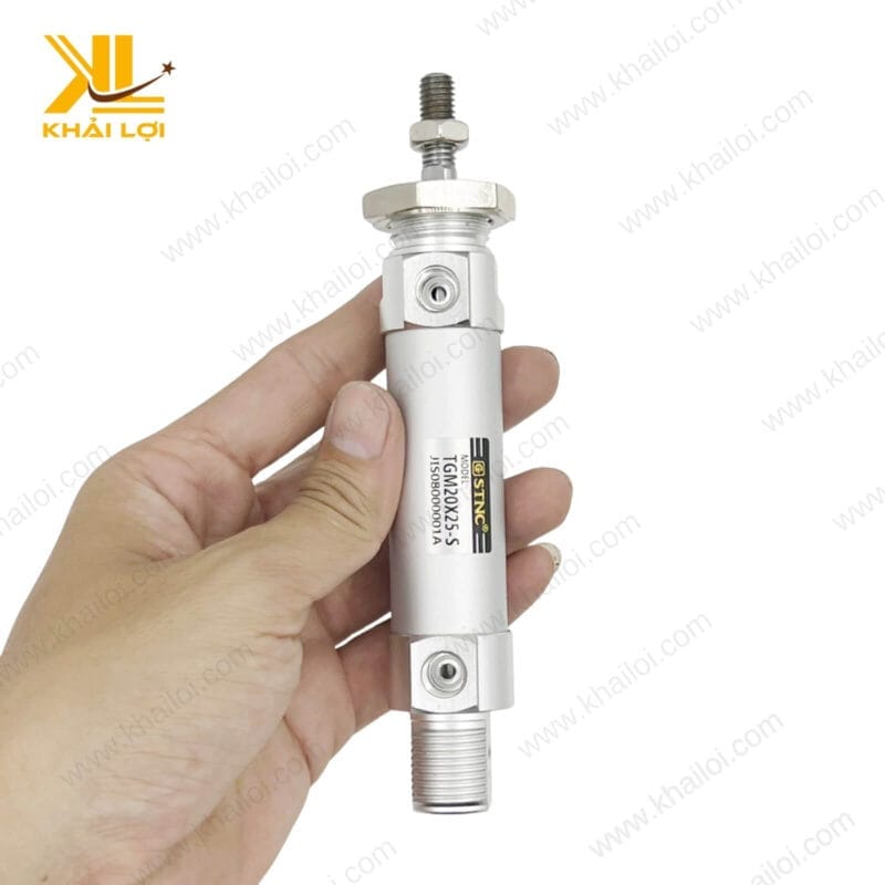 Hình ảnh tổng quan sản phẩm Xi Lanh Khí Nén STNC TGM từ thương hiệu Vật tư công nghiệp Khải Lợi.