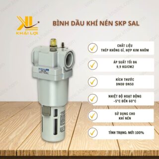 Thông số kỹ thuật "Bình Dầu Khí Nén SKP SAL" của Vật tư công nghiệp Khải Lợi.